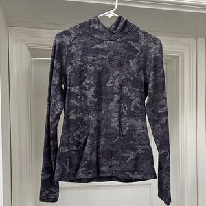 lululemon athletica Dark Gray Camouflage Hoodie